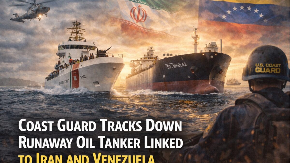 Coast Guard Tracks Down Runaway Oil Tanker Linked to Iran and Venezuela