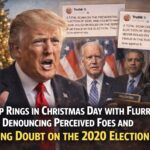 Trump Rings in Christmas Day with Flurry of Posts Denouncing Perceived Foes and Casting Doubt on the 2020 Election