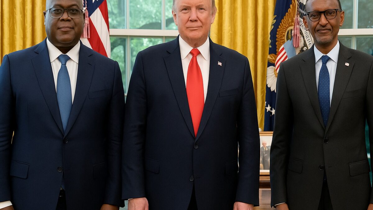 Trump to Host DR Congo’s Félix Tshisekedi and Rwanda’s Paul Kagame to Sign Peace Deal